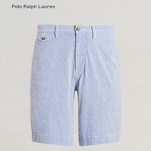 POLO RALPH LAUREN Men's Stretch Classic Fit 9" Seersucker Shorts 36